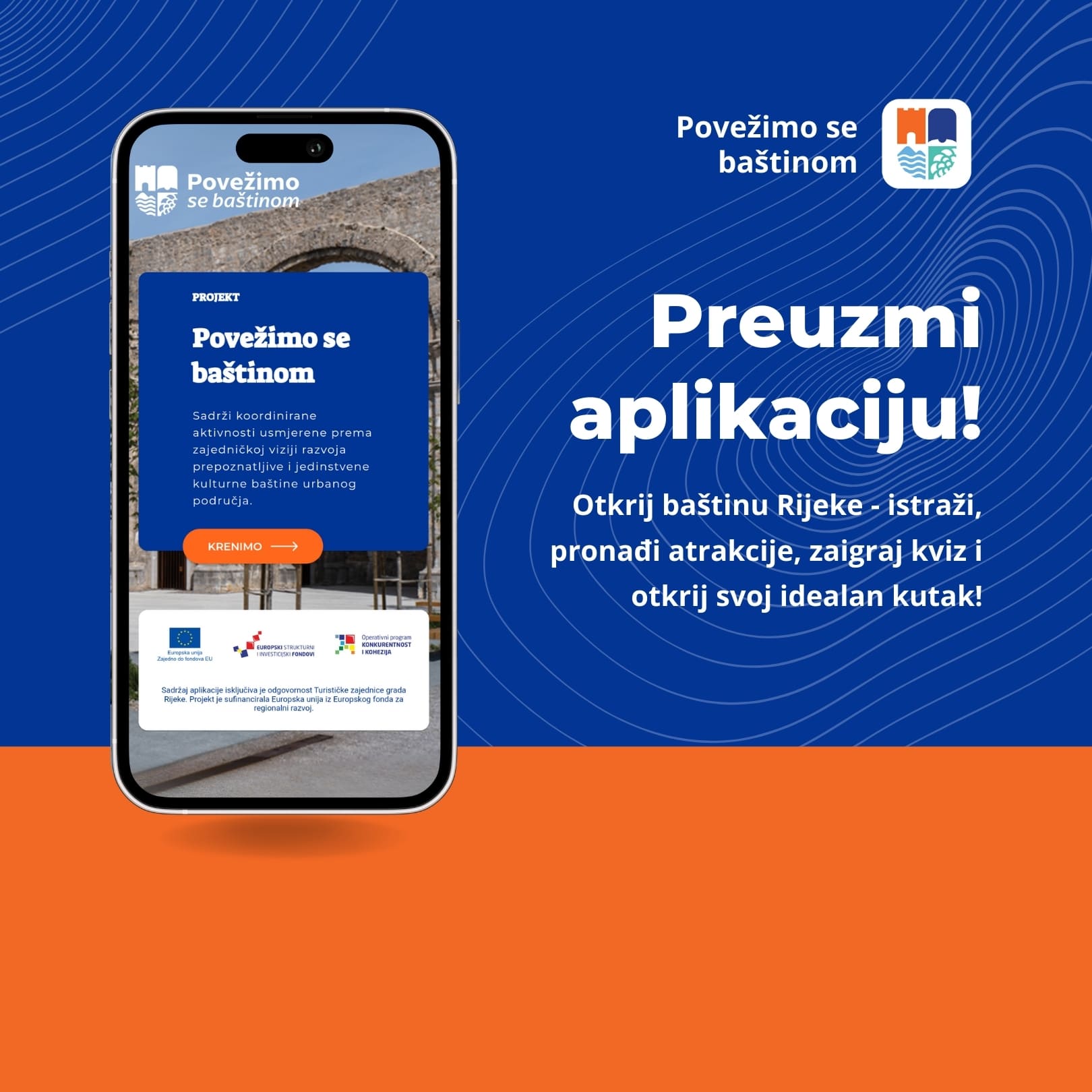 Povežimo se baštinom - preuzmi aplikaciju