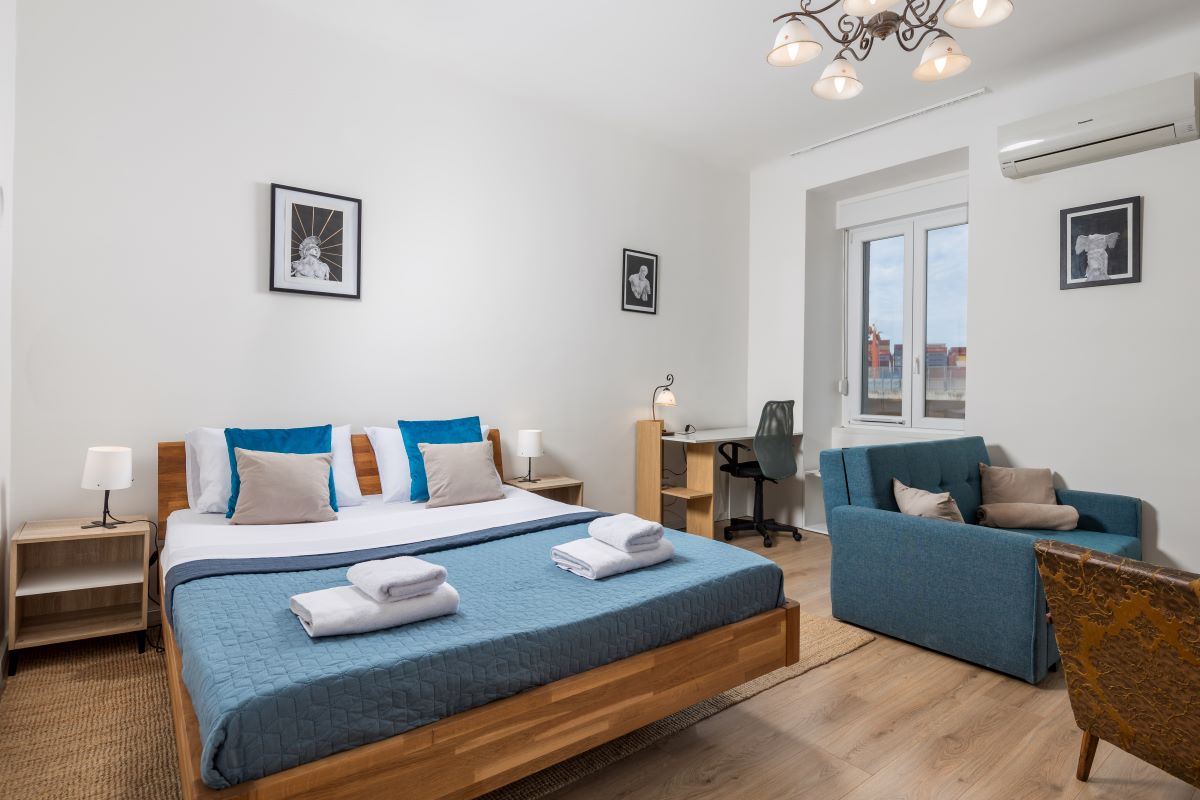 The Dock apartment spavaća soba