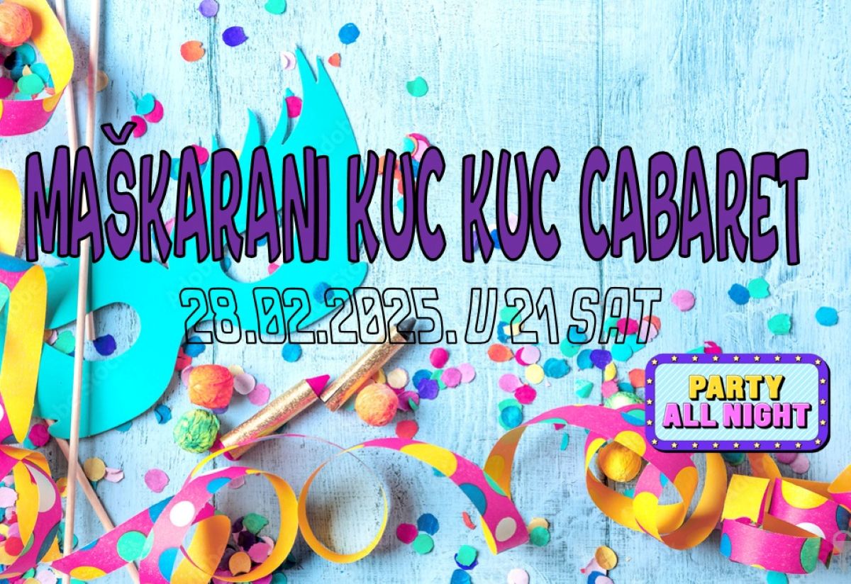 Maškarani kuc kuc Cabaret