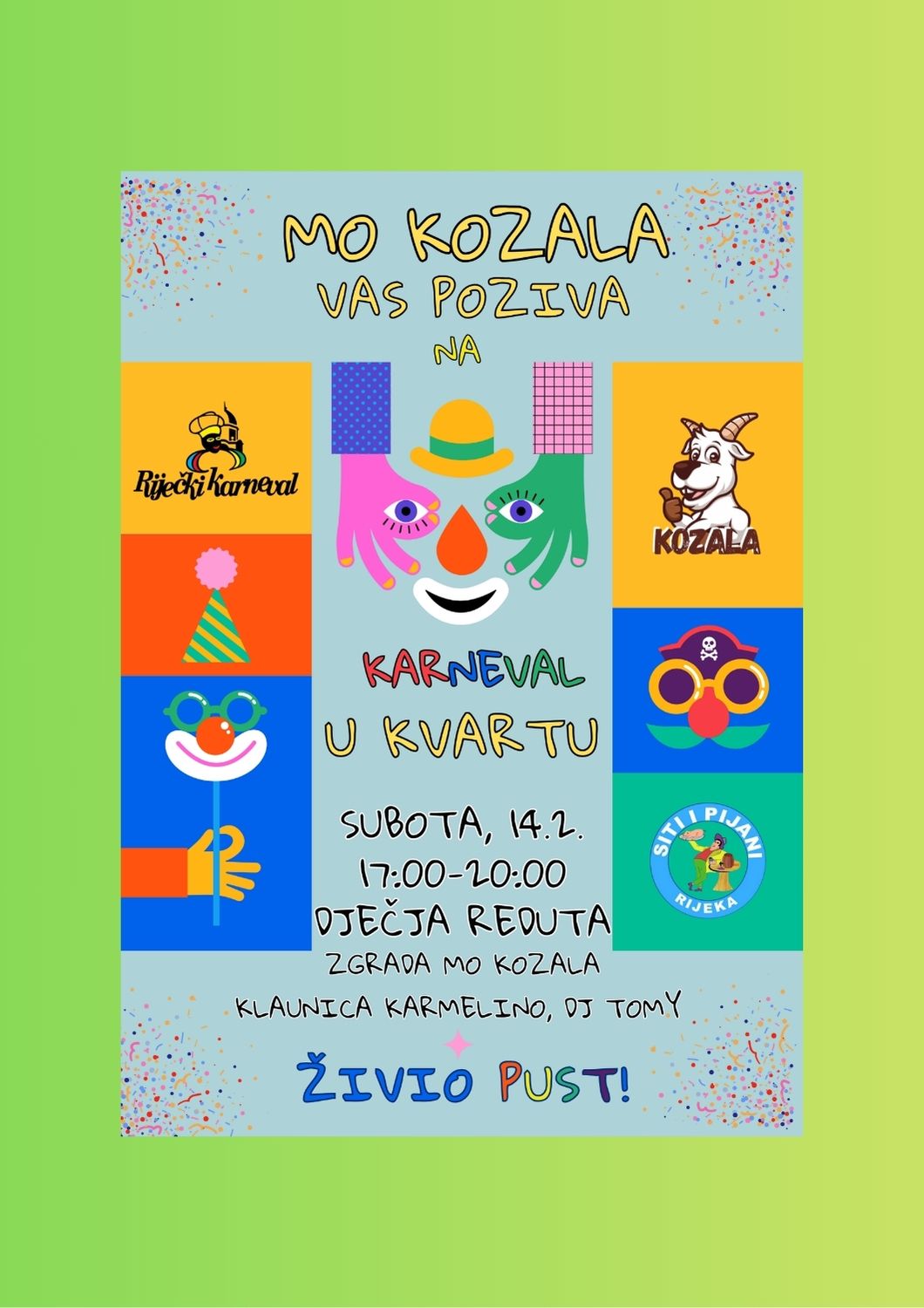 Dječja karnevalska reduta u MO Kozala